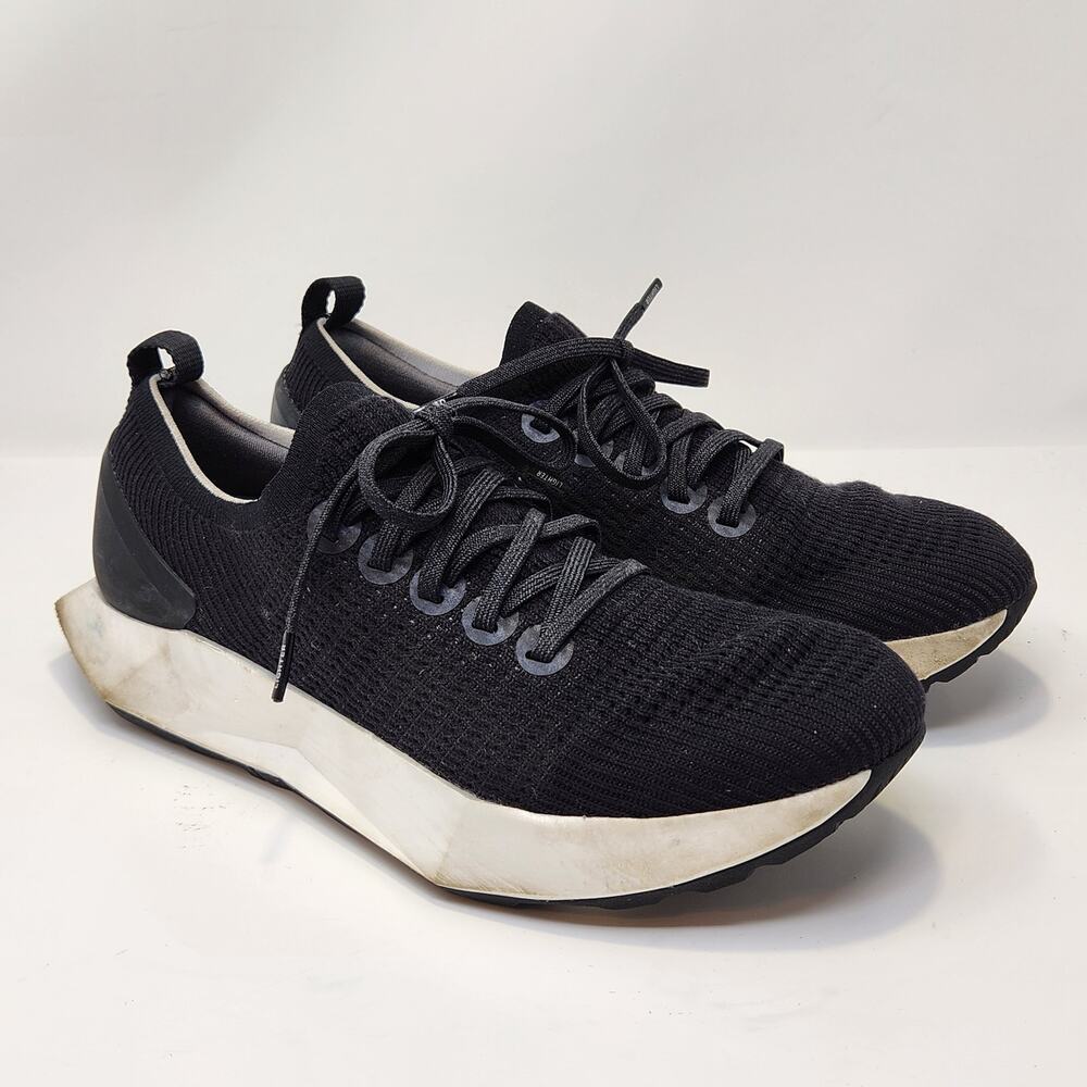 Allbirds Women Tree Flyer Black Knit Running Shoes Size 11 Trainers Sneakers